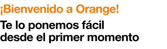 ¡Bienvenido a Orange!