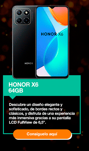 HONOR X6 64GB NEGRO