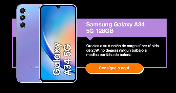 SAMSUNG GALAXY A34 5G 128GB MORADO