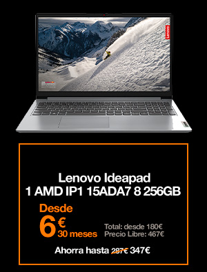 LENOVO IDEAPAD 1 AMD IP1 15ADA7 8+256GB