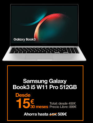SAMSUNG GALAXY BOOK3 512GB i5 W11 PRO 